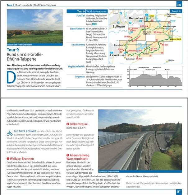 Bergische Bahntrassen - ADFC-Radausflugsführer