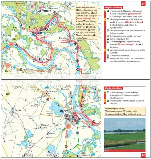 Elberadweg Süd - ADFC-Radreiseführer