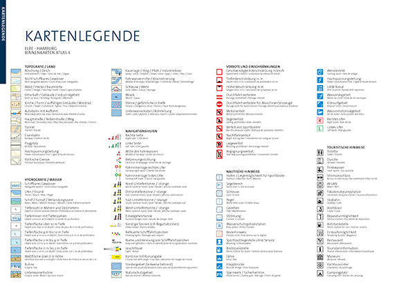 Elbe - Hamburg Binnenkartenatlas 4. Cuxhaven, Lübeck, Magdeburg - Kartenwerft