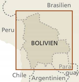 Bolivien (1:1.300.000) - Reise know-how