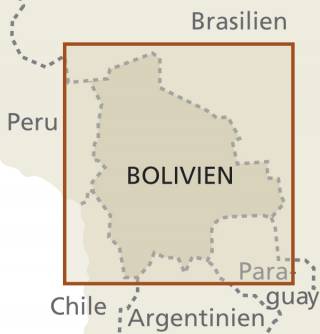 Bolivien (1:1.300.000) - Reise know-how