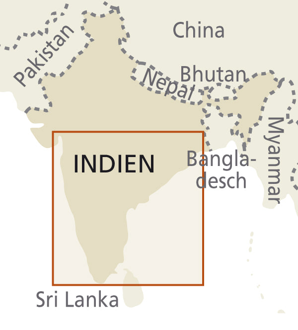 Indien, Süden 1:1,2 Mio. - Reise Know-How