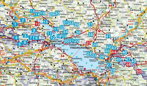 Bodensee Nord mit südlichem Oberschwaben - Rother Wanderführer