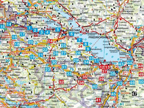 Bodensee Süd - Rother Wanderführer