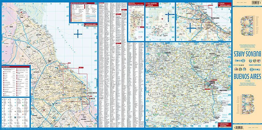 Buenos Aires 1:15.000 - Stadtplan