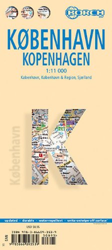 Kopenhagen 1:11.000 - Stadtplan