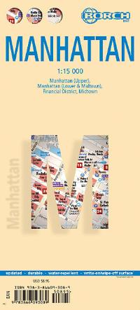 Manhattan 1:15.000 - Stadtplan