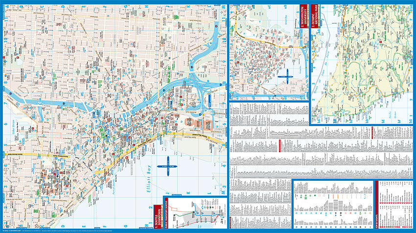 Seattle 1:10.000 - Stadtplan