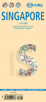 Singapur 1:14.000 Borch Stadtkarte