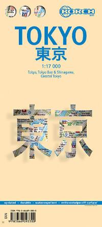 Tokyo 1:17.000 - Borch Stadtplan