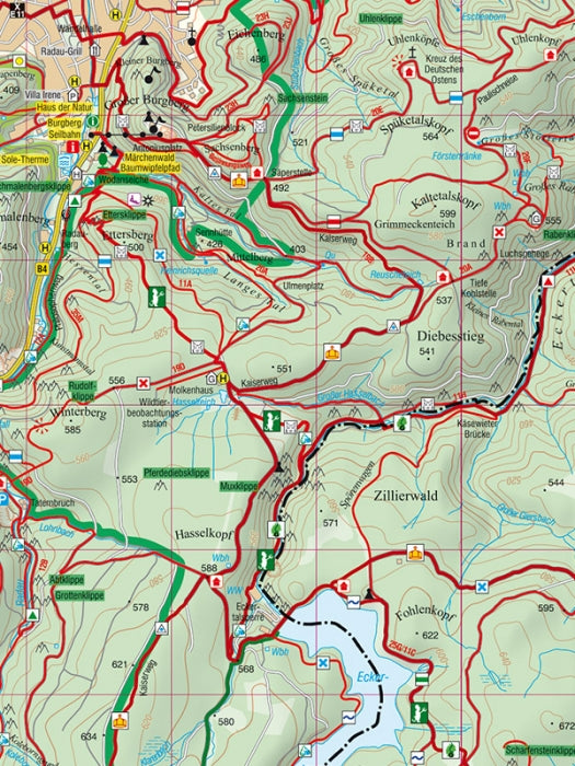 Brocken - Rad- und Wanderkarte 1:25.000
