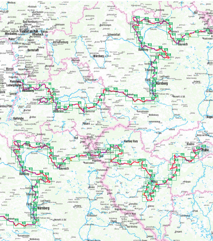 Burgenstraße - Bikeline Radtourenbuch
