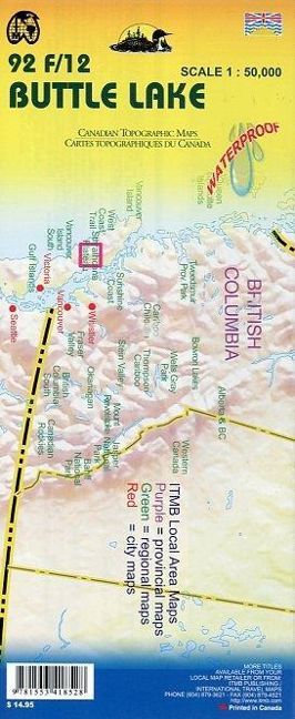 Strathcona Plateau & Buttle Lake - 1:250,000 / 1:50,000