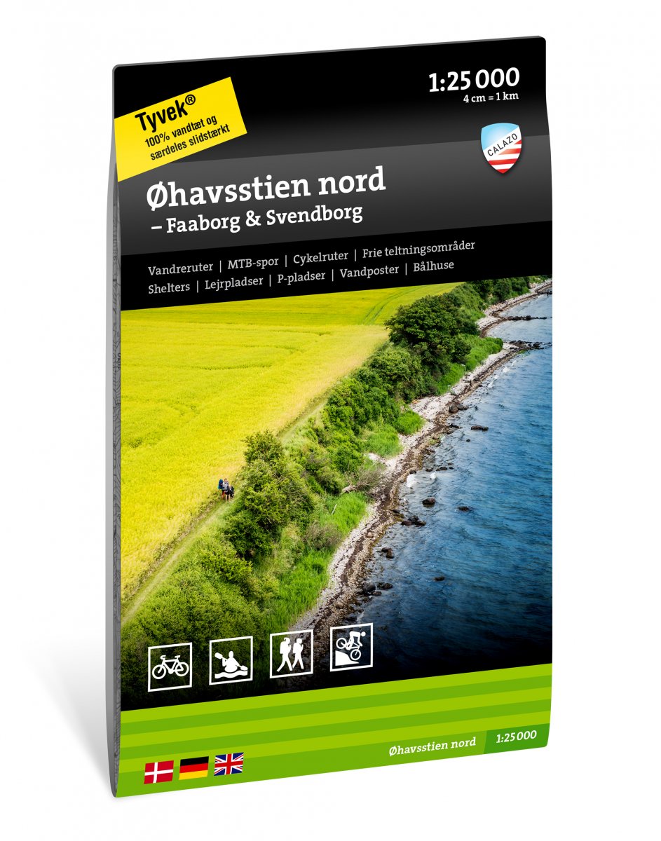 Øhavsstien nord – Faaborg & Svendborg 1:25.000