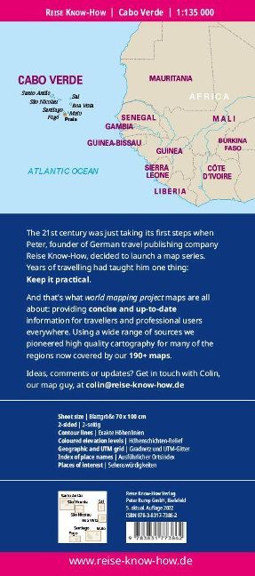 Cabo Verde 1:135.000 - Reise Know How