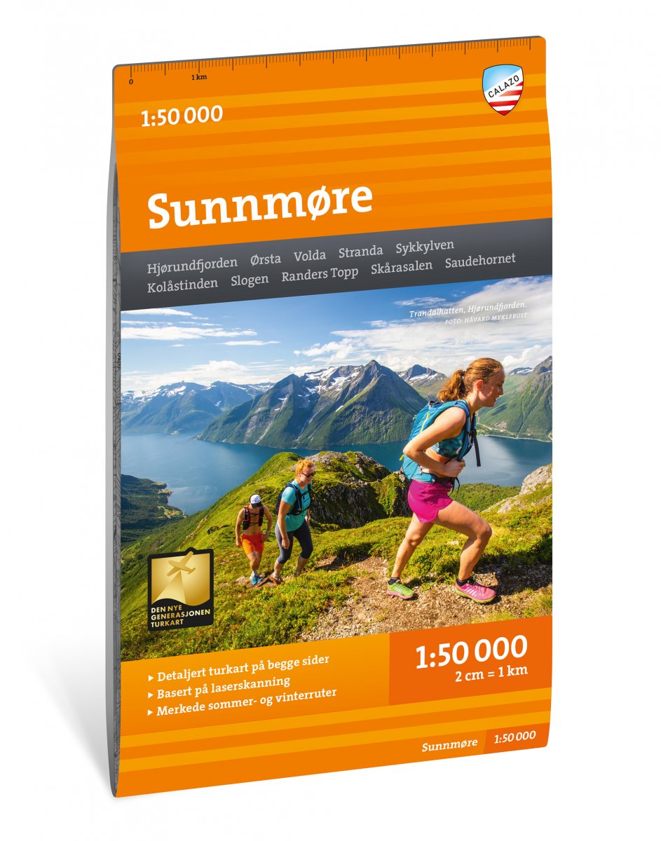 Turkart Sunnmøre 1:50 000 - Calazo Wanderkarte