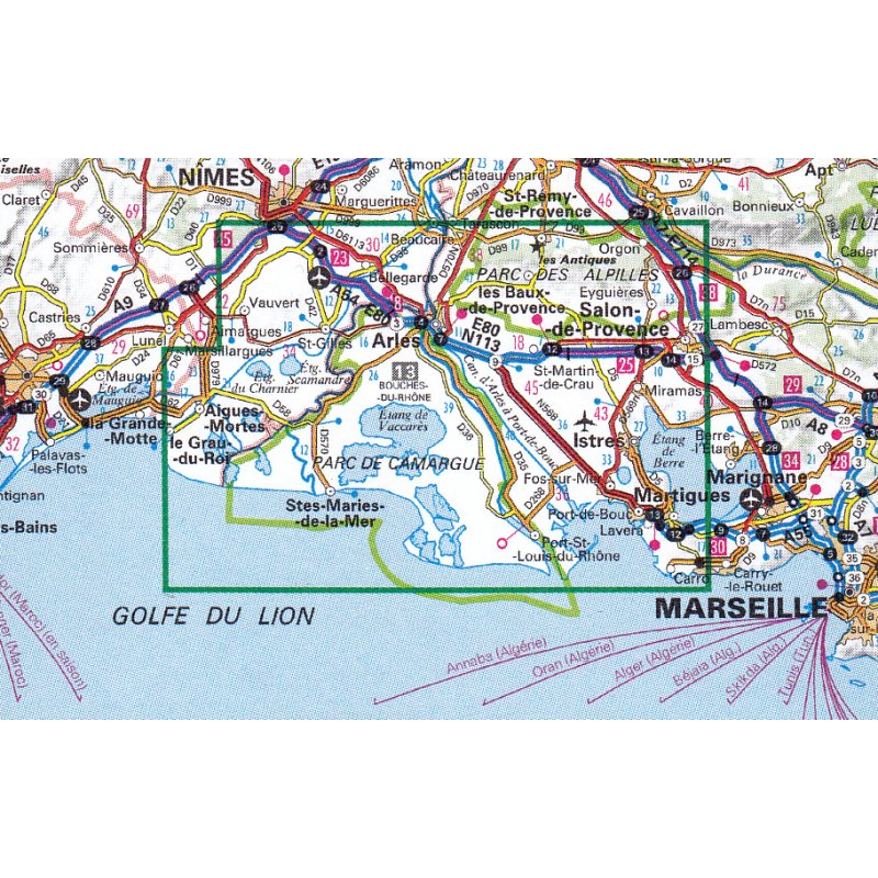 Camargue Alpilles 1:75.000