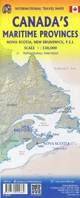 Canada's Maritime Provinces - 1:530.000 ITM