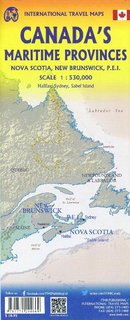 Canada's Maritime Provinces - 1:535.000 ITM