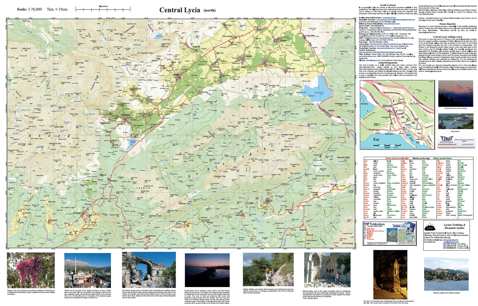 Zentral Lykien - 1:70.000