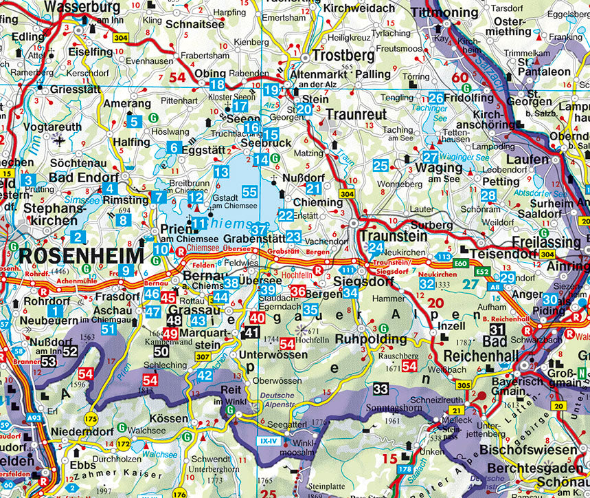 Chiemsee - Rother Wanderführer