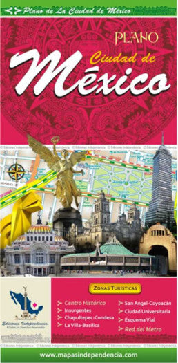 Ciudad de Mexico - Mexico City Stadtplan