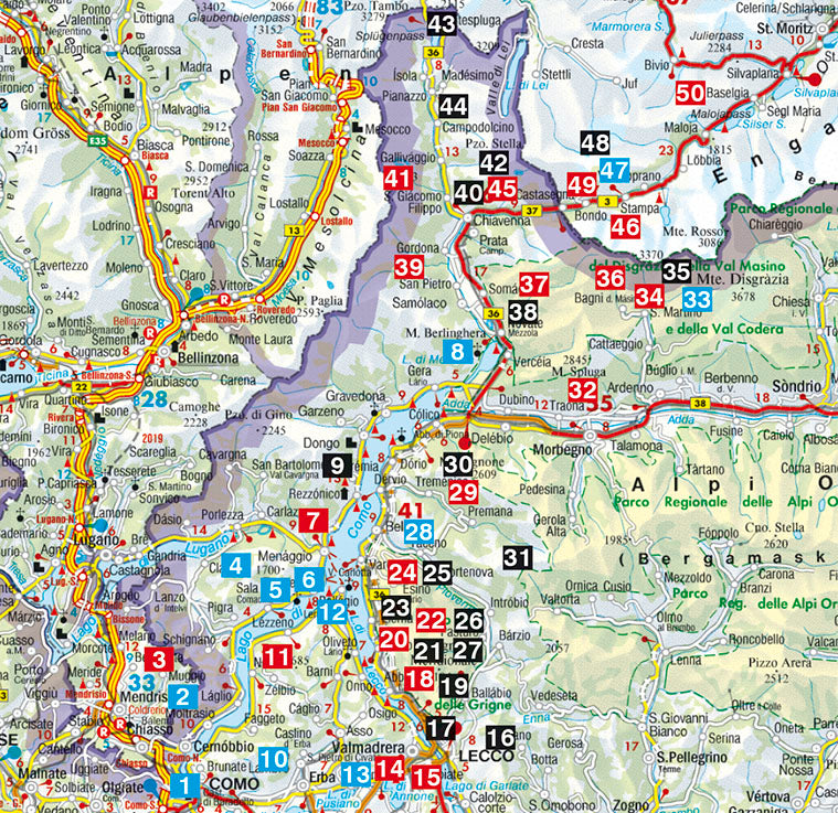 Comer See - Rother Wanderführer
