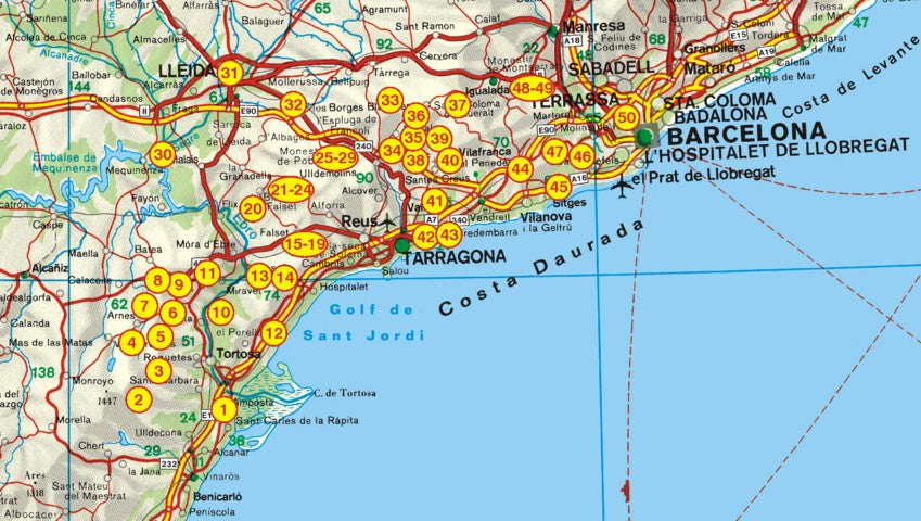 Costa Daurada - Rother Wanderführer