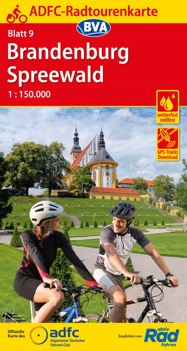 ADFC-Radtourenkarte 09 Brandenburg Spreewald 1:150.000