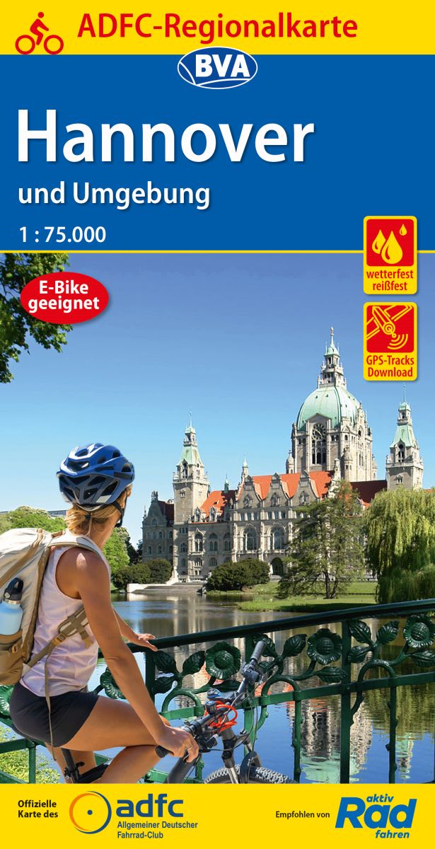Hannover und Umgebung - ADFC Regionalkarte