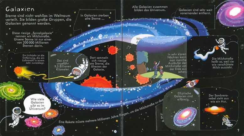 Aufklappen und Entdecken: Im Weltraum