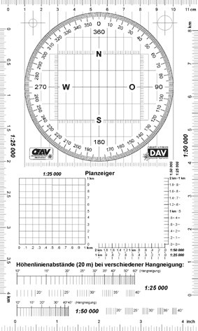 AV - Planzeiger für Alpenvereinskarten