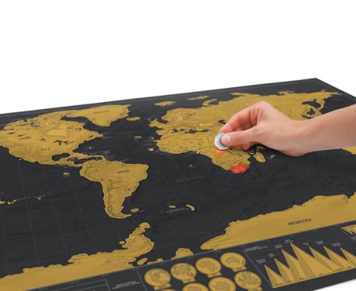 Luckies World Scratch Map Deluxe Edition