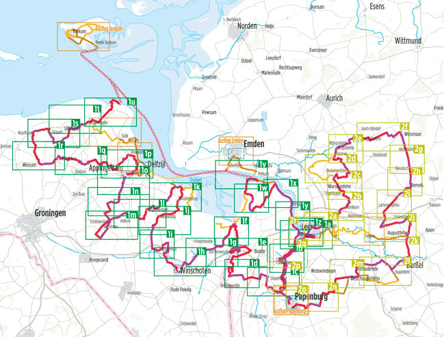 Internationale Dollard Route - Deutsche Fehnroute - Bikeline Radtourenbuch