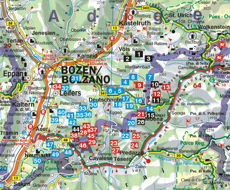 Dolomiten 2 - Rother Wanderführer - Rosengarten