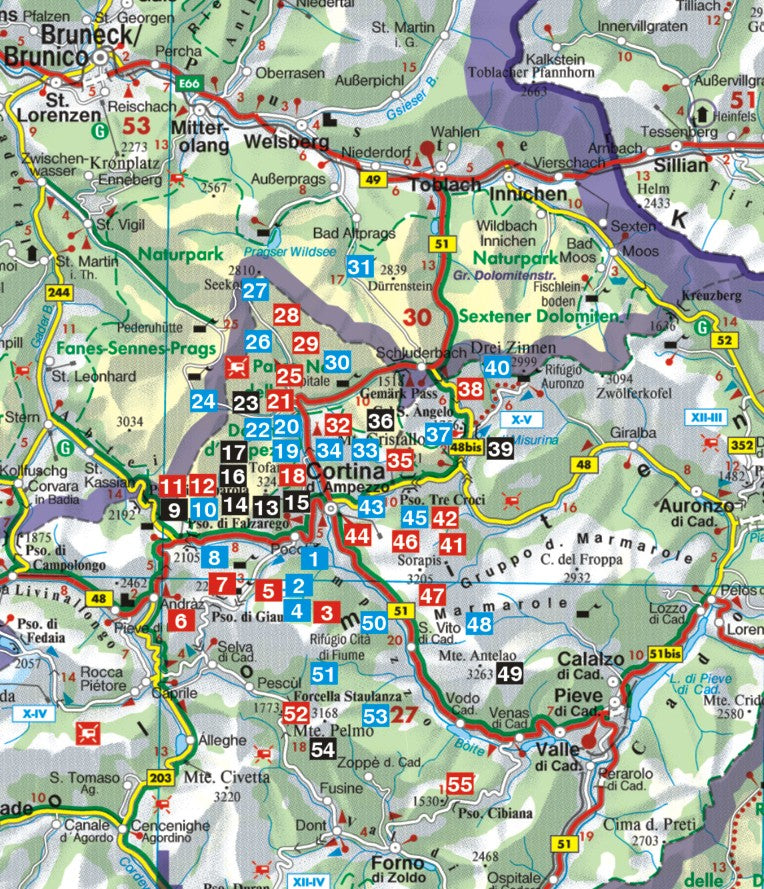 Dolomiten 6 - Rother Wanderführer - Rund um Cortina d’Ampezzo