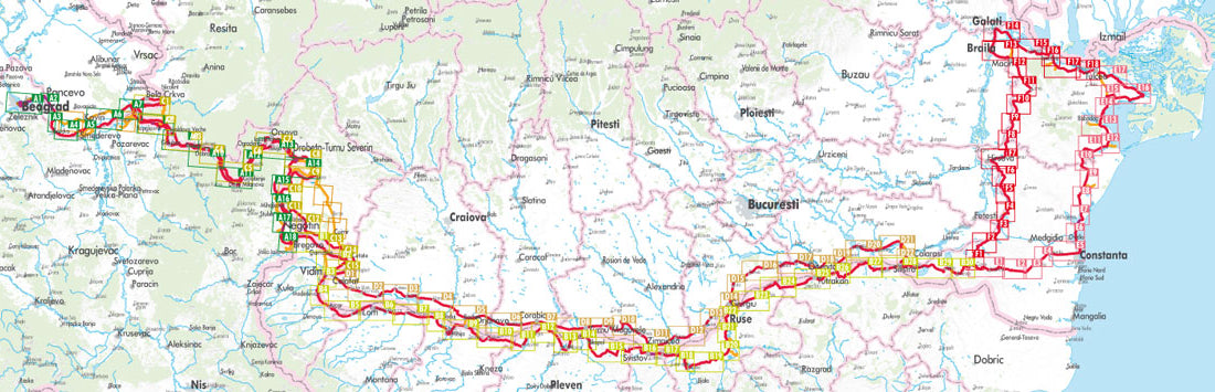 Donau-Radweg 5 Serbien, Rumänien, Bulgarien - Bikeline Radtourenbuch