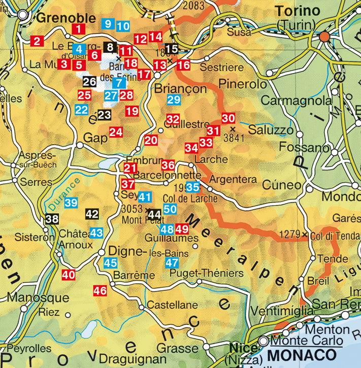Dauphine Ost - Rother Wanderführer