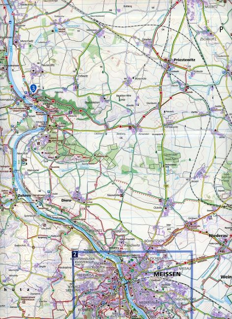 809 Dresden-Meissen-Tharandter Wald - Kompass Wanderkarte