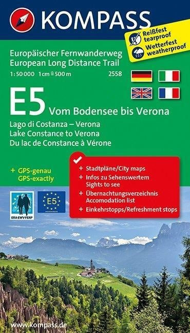 2558 Europäischer Fernwanderweg E5 Leporello