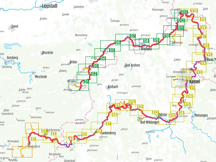 Eder-Radweg / Diemel-Radweg - Bikeline Radtourenbuch
