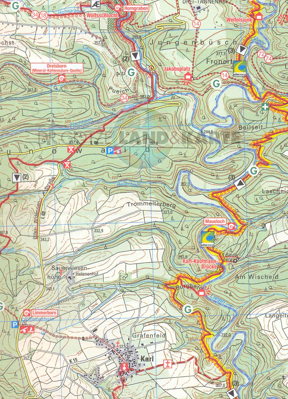 Eifelverein Wanderkarten 1:25.000 - Diverse