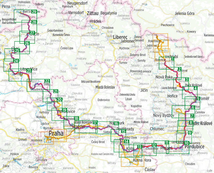 Elbe-Radweg Tschechien - Bikeline Radtourenbuch