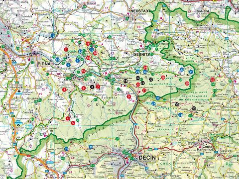 ErlebnisWandern mit Kindern Elbsandsteingebirge - Rother Wanderführer
