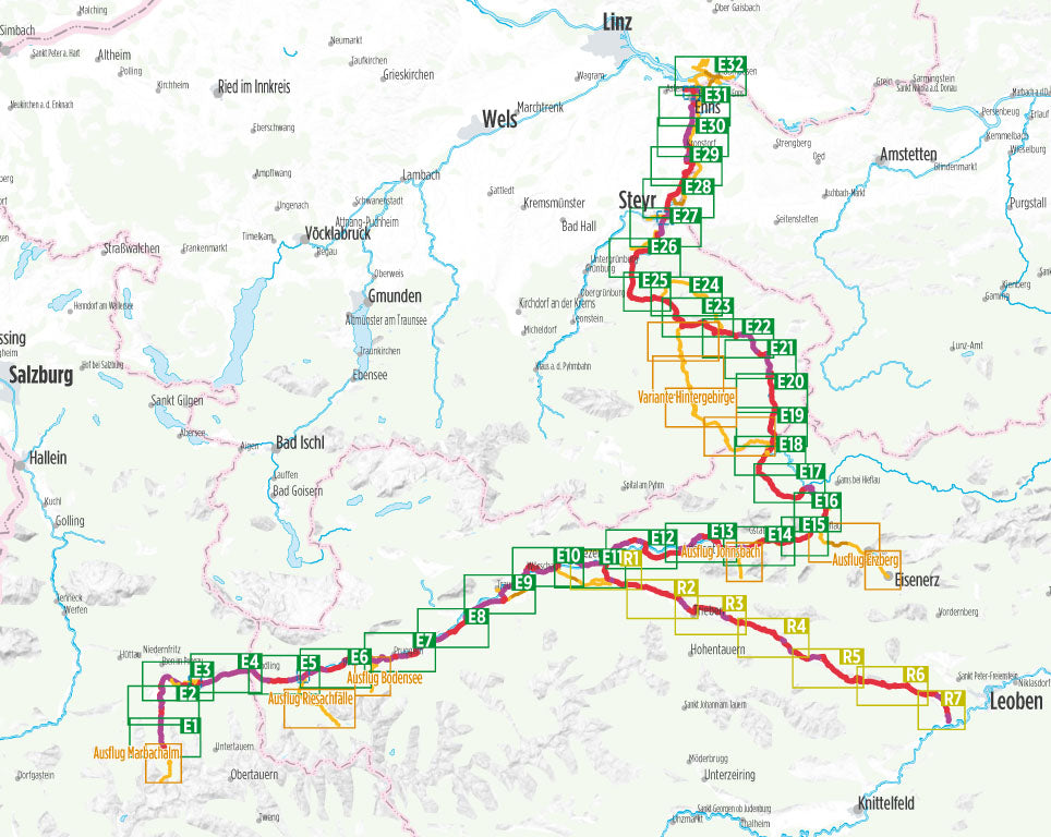 Enns-Radweg - Bikeline Radtourenbuch