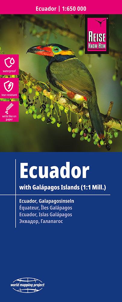 Ecuador, Galápagos 1:650.000 / 1.000.000 - Reise Know How