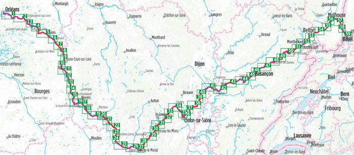 Eurovelo 6 • Frankreich Ost - Bikeline Radtourenbuch