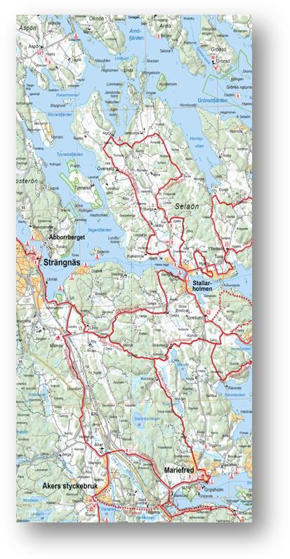Norstedts Cykelkartan - Fahrradkarten Schweden 1:90.000