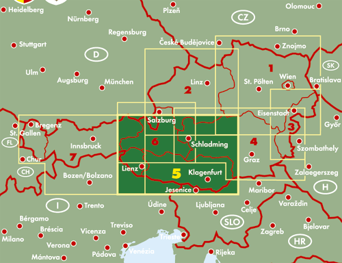 05 Kärnten, Osttirol 1:200.000