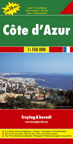 Côte d'Azur 1:150.000